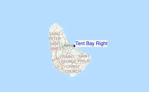 Tent Bay Right Location Map