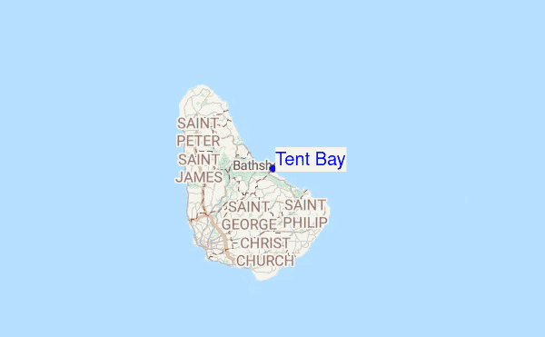 Tent Bay Location Map