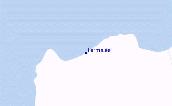 Termales location map