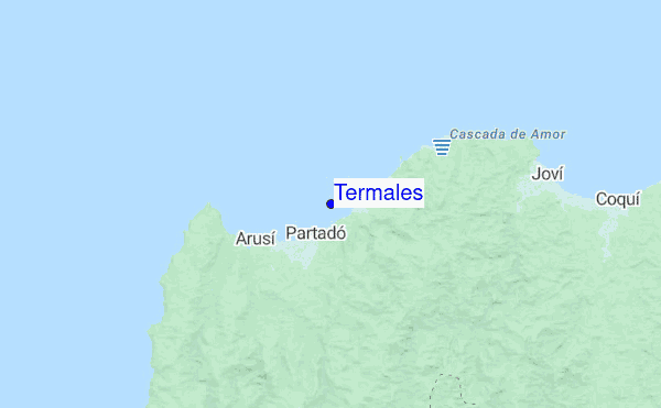 Termales location map