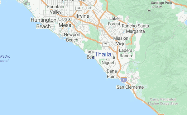 Thaila Location Map