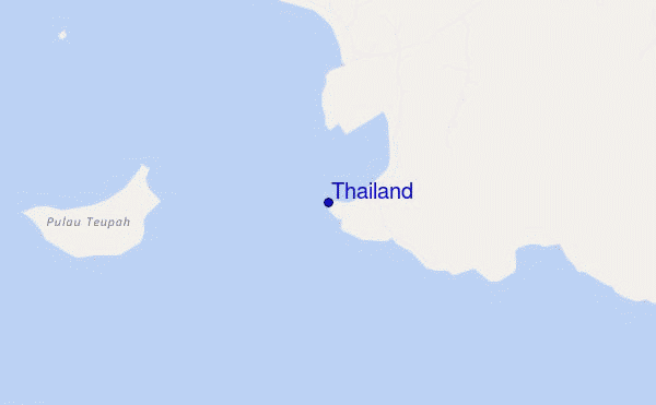 Thailand location map