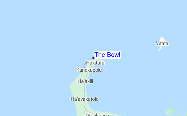 The Bowl location map