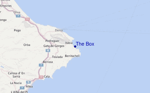 The Box Location Map