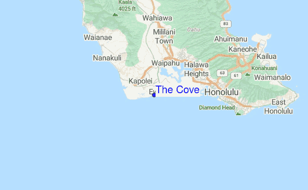 The Cove Location Map