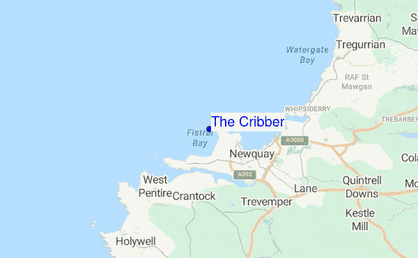 The Cribber location map