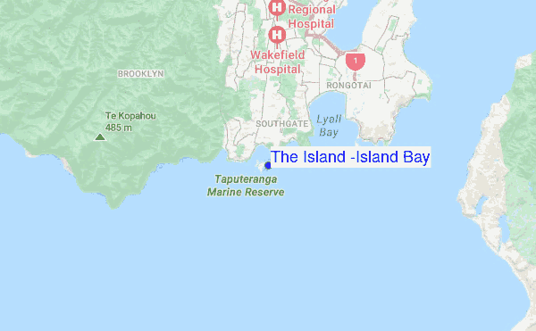Island Bay Wellington Map The Island (Island Bay) 48 Hour Detailed Surf Forecast