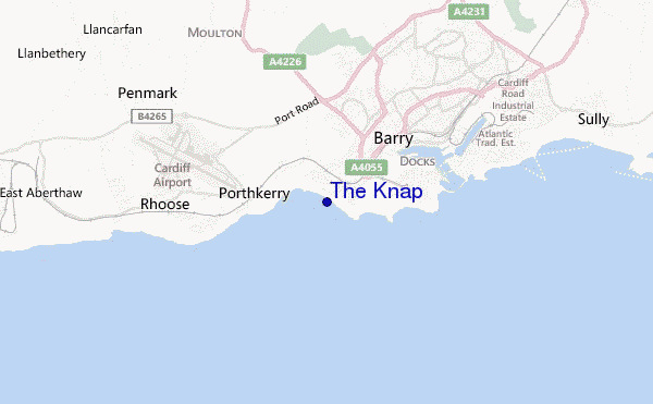The Knap location map