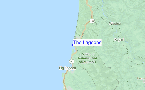 The Lagoons Location Map