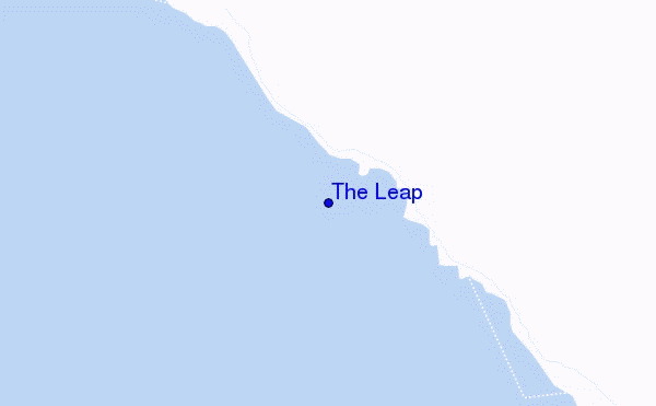 The Leap location map