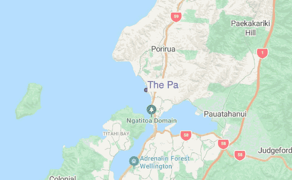 The Pa location map