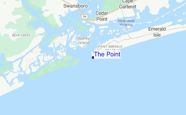 The Point location map