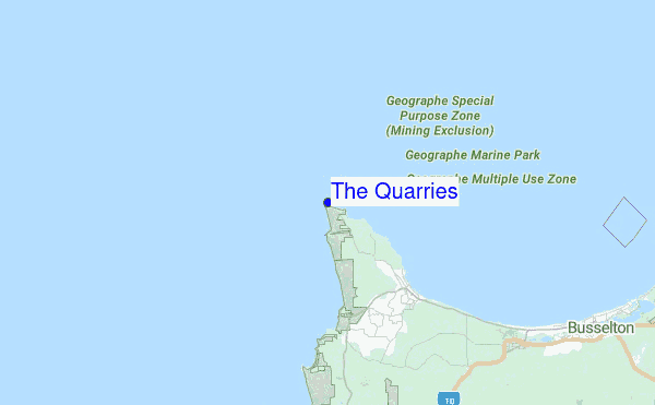 The Quarries Location Map