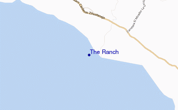 The Ranch location map
