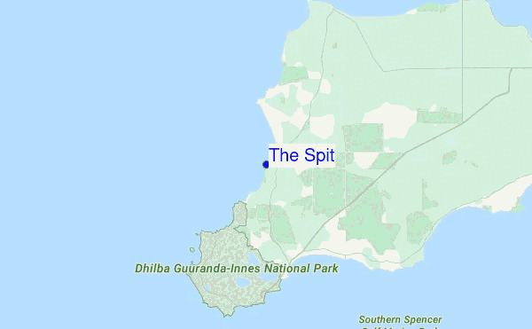 The Spit Location Map