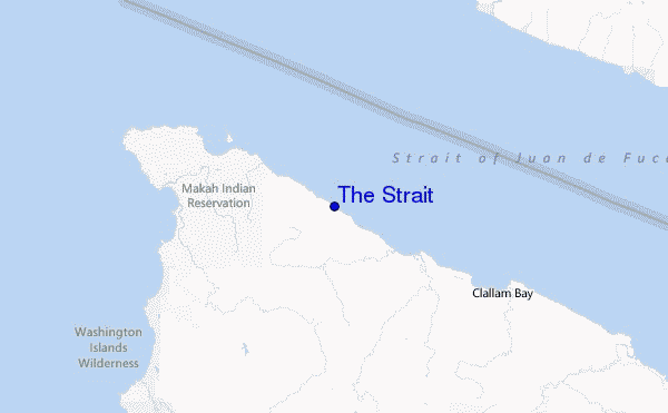 The Strait Location Map