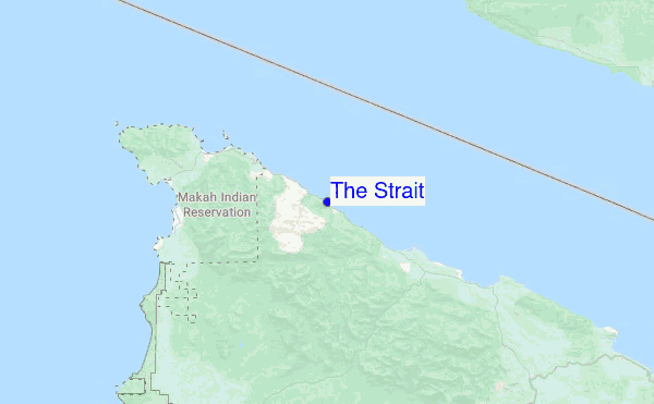 The Strait Location Map