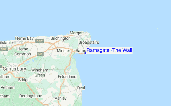 Ramsgate (The Wall) Location Map