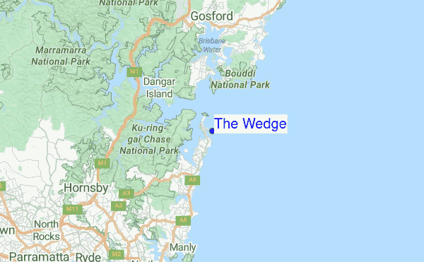 The Wedge Location Map