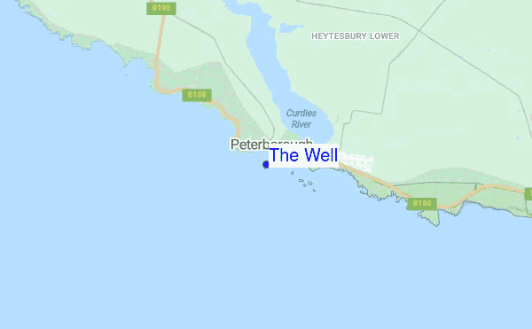 The Well location map