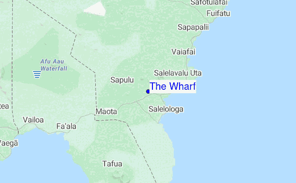 The Wharf location map