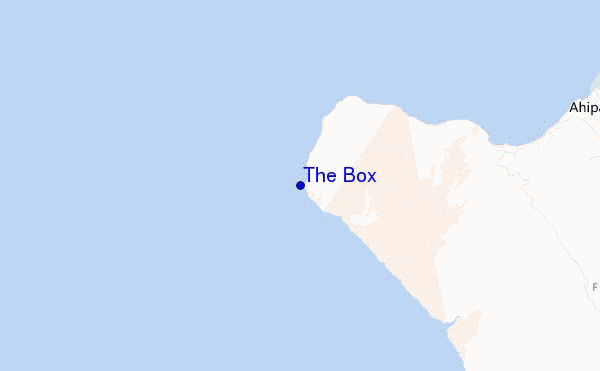 The Box location map