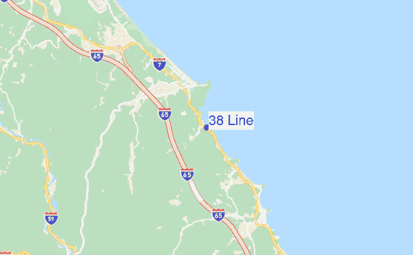 38 Line location map