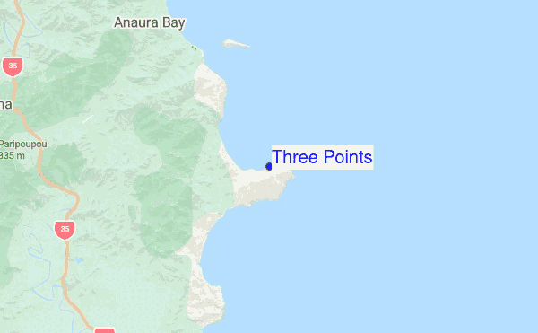 Three Points location map