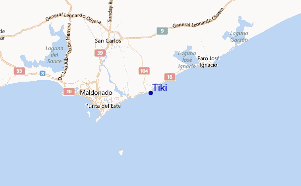 Tiki Location Map
