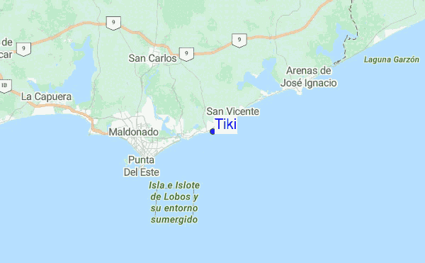 Tiki Location Map
