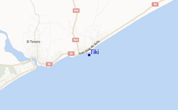 Tiki location map