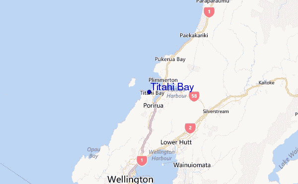 Titahi Bay Location Map