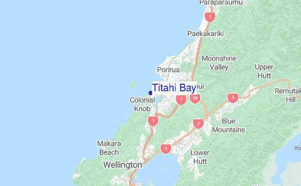 Titahi Bay Location Map