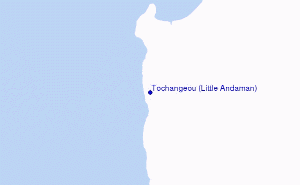 Tochangeou (Little Andaman) location map