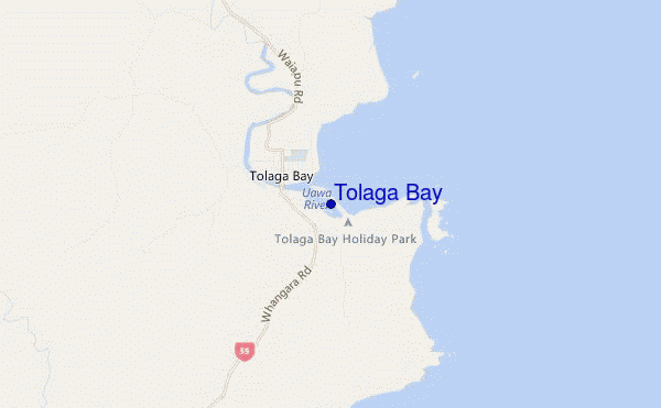 Tolaga Bay location map