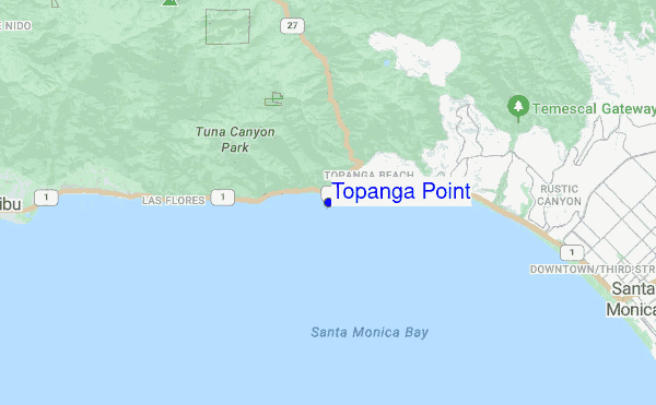 Topanga Point location map