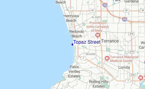 Topaz Street location map