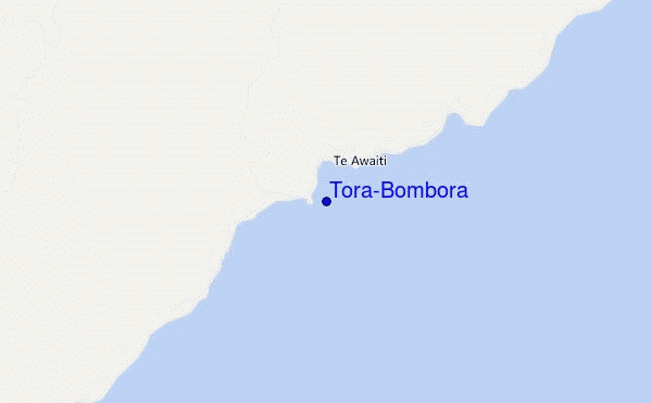 Tora-Bombora location map