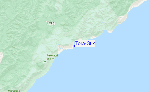 Tora-Stix location map