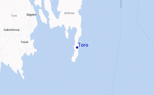 Toro location map