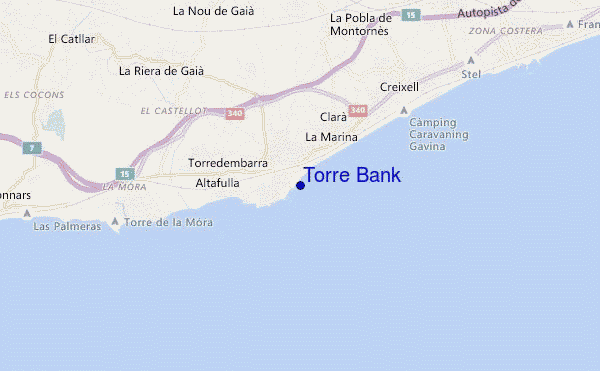 Torre Bank location map