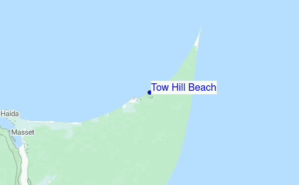 Tow Hill Beach Location Map