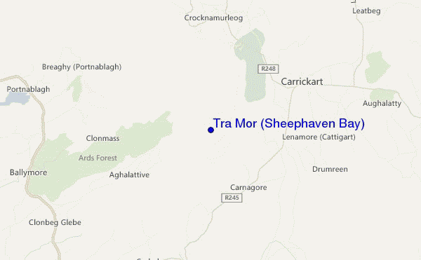 Trá Mór (Sheephaven Bay) location map