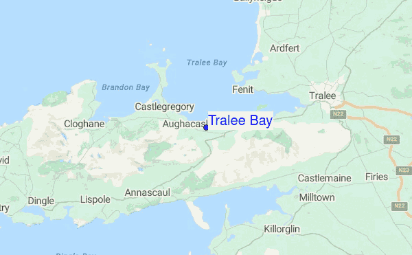 Tralee Bay Location Map