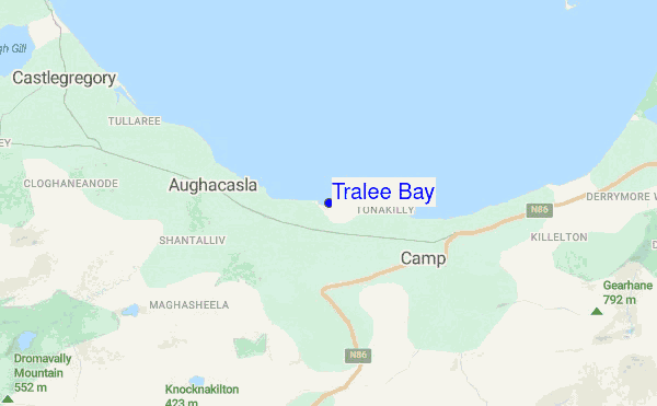 Tralee Bay location map