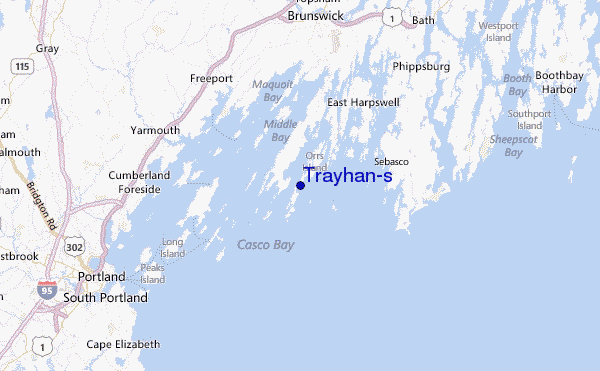 Trayhan's Location Map