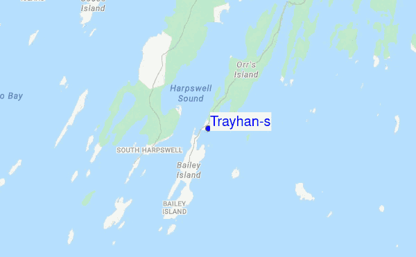 Trayhan's location map