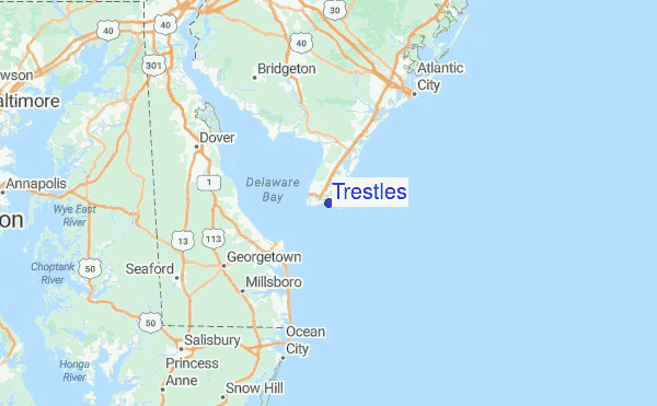 Trestles Surf Forecast And Reports New Jersey Usa Trestles Regional Map