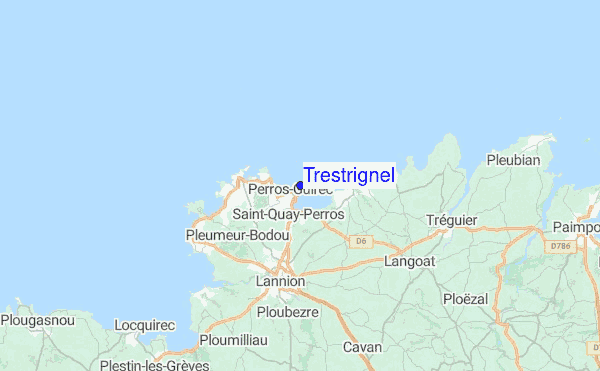 Trestrignel Location Map
