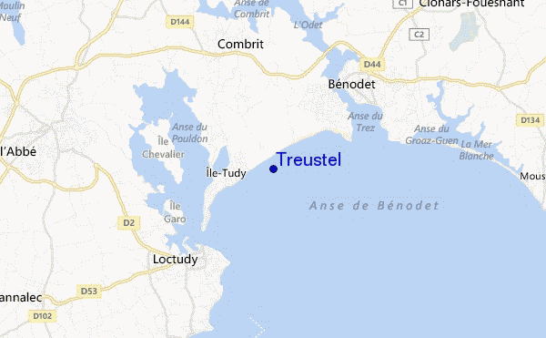 Treustel location map